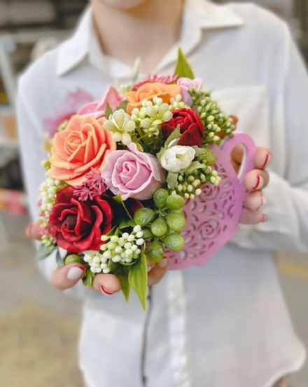 Букет из мыла «Москвичка»