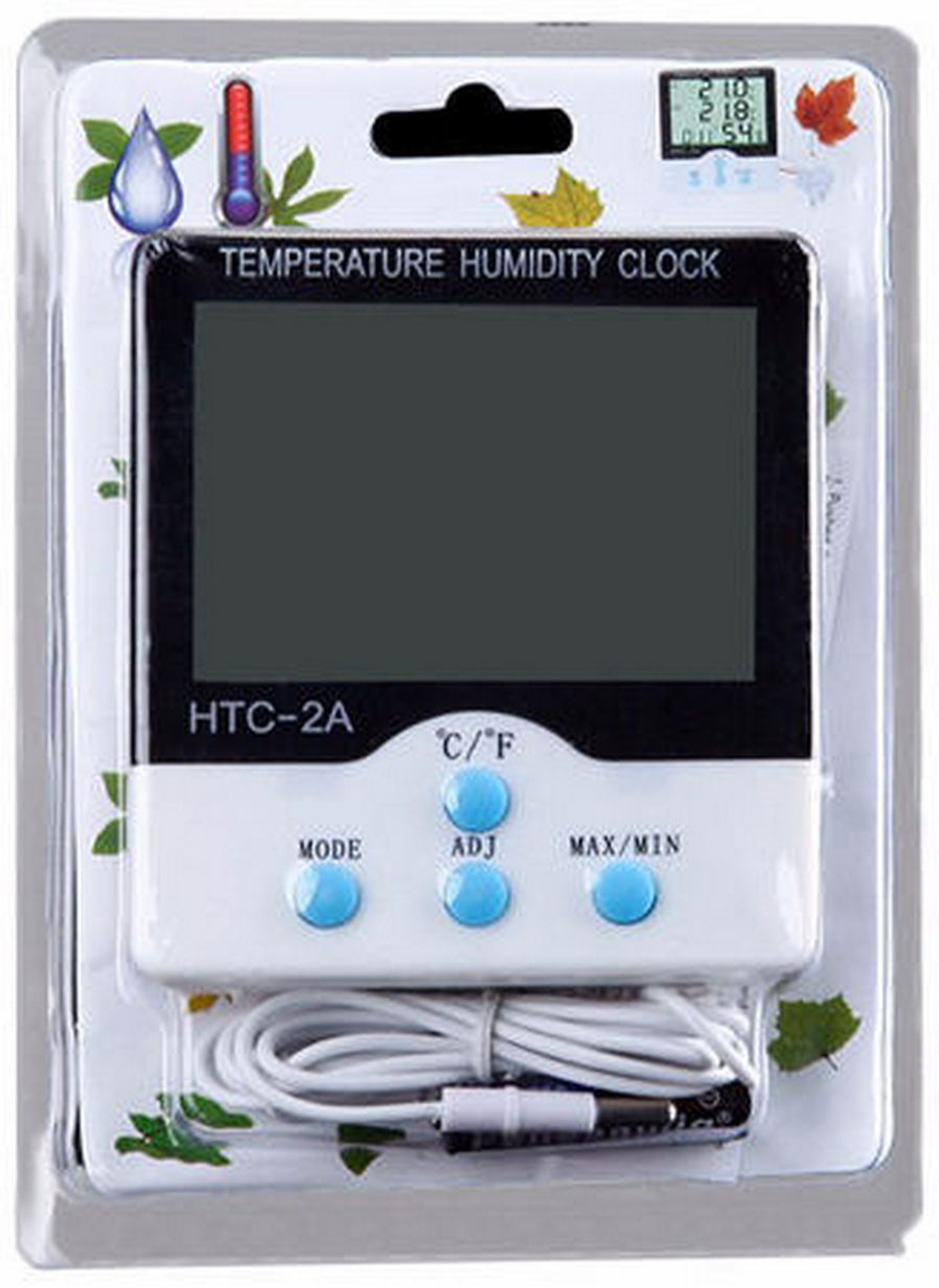 Часы-метеостанция с гигрометром с выносным датчиком KTj HTC-2A