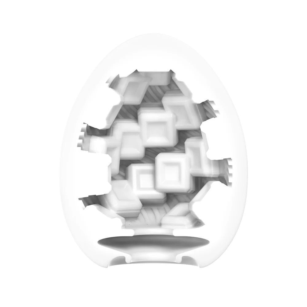 Мастурбатор-яйцо Tenga Egg Cubic (Цвет: коричневый)
