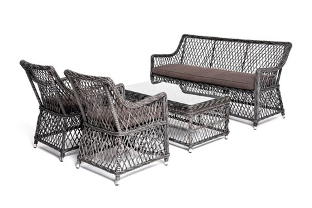 Лаунж зона на 4 персоны Асти Арт.: AS2C2JT-4-SET graphite