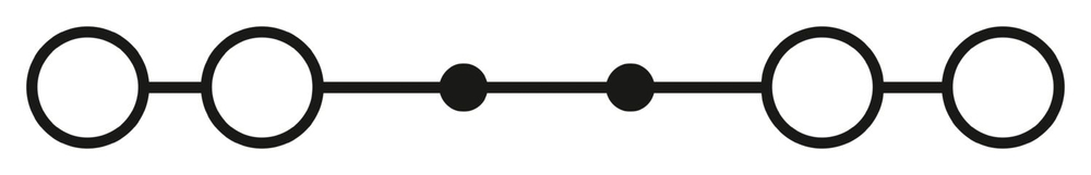 MSDB 2,5-M YE - Миниатюрная проходная клемма 3244290