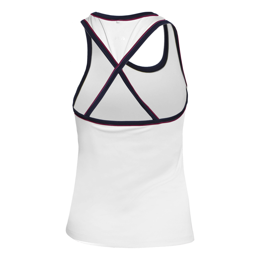 Женская теннисная майка Fila Jodie Tank Top Women - White, Blue