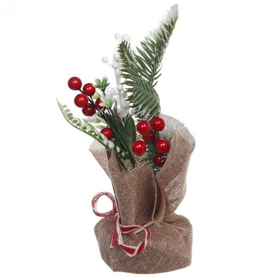 Хвойная композиция «Милый горшочек» 25*10 см