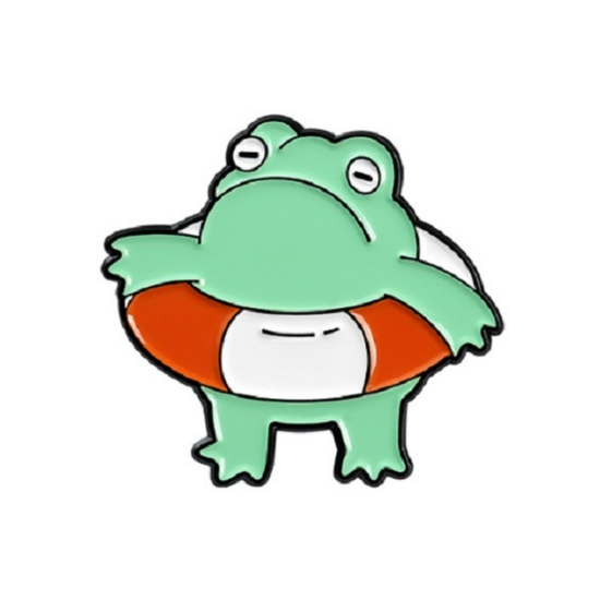 Значок металлический Кваво спасти?, р-р 2,8х2,8см