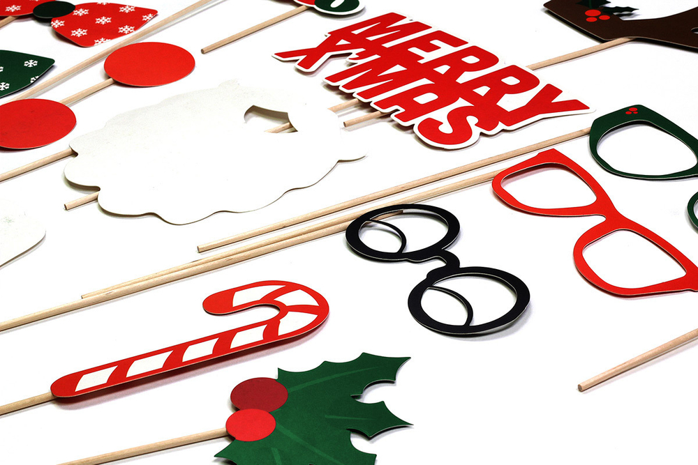 Набор из 20 элементов для вечеринки x-mas booth ver.2