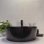 Раковина из андезита Drum Black Medium DA-62997 45*45*15 09