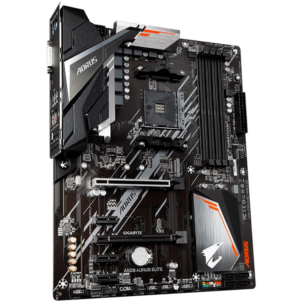 GIGABYTE MB ATX, AM4,  A520, 4xDDR4, 2xPCIe x16, 3xPCIe x1, 1xM.2
