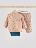 Комплект из трех предметов для малышей Next E48-226, Бежевый, Синий