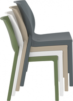 Стул пластиковый Siesta Contract Nora, оливковый