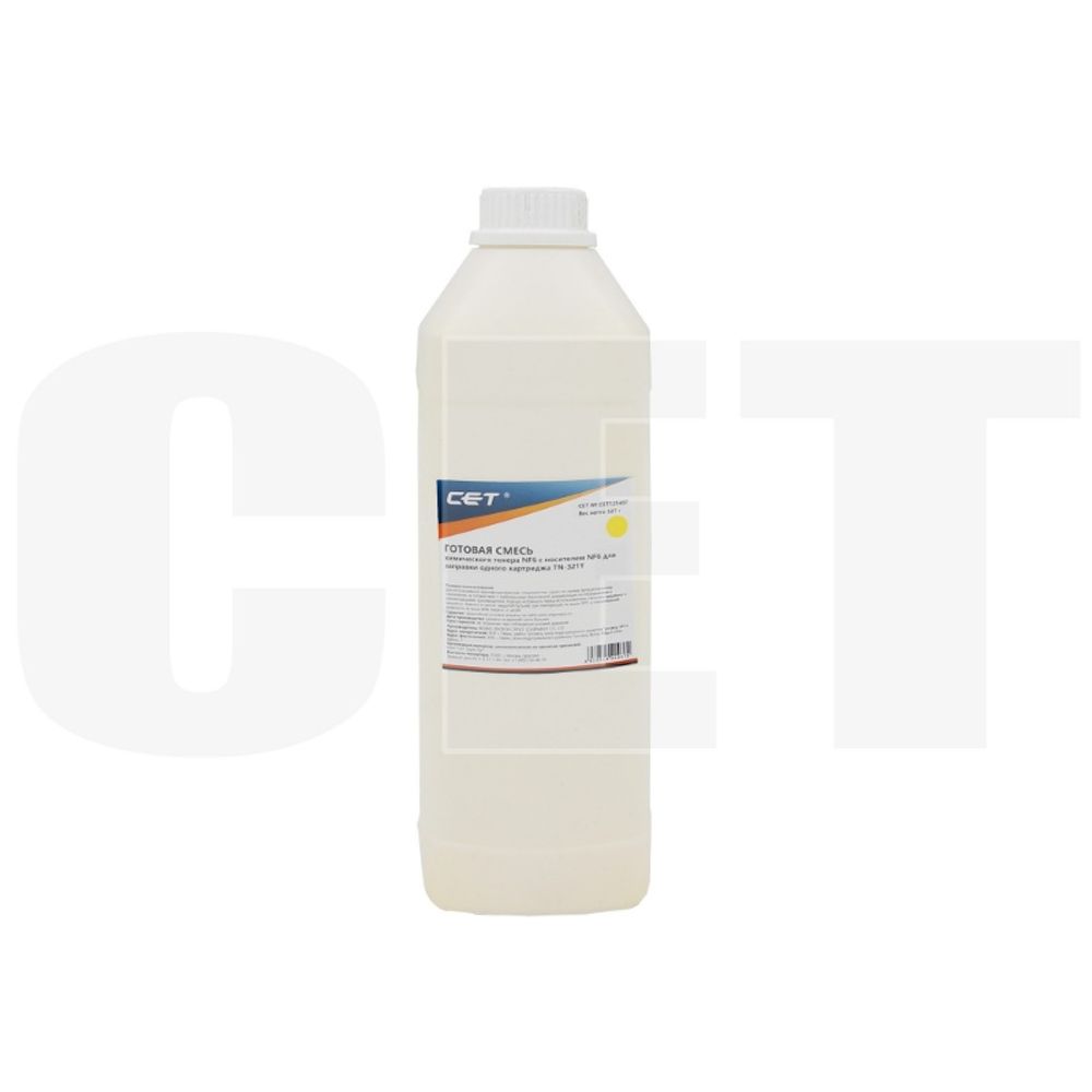 Тонер NF6Y + носитель NF6D TN-321Y для KONICA MINOLTA bizhub C224/284/364 (CET) Yellow, 527г/бут, CET121497 Тонер NF6Y + носитель NF6D TN-321Y для KONICA MINOLTA bizhub C224/284/364 (CET) Yellow, 527г/бут, CET121497