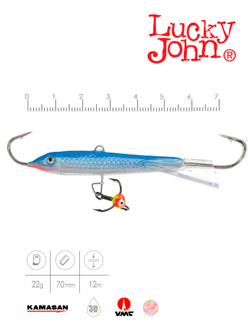 Балансир LUCKY JOHN Classic №7 (+тройник), цвет 15H, арт. 81701-15H