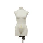 Манекен портновский Моника фигура Прямоугольник, торс, вид спереди, размер 44, бежевый.