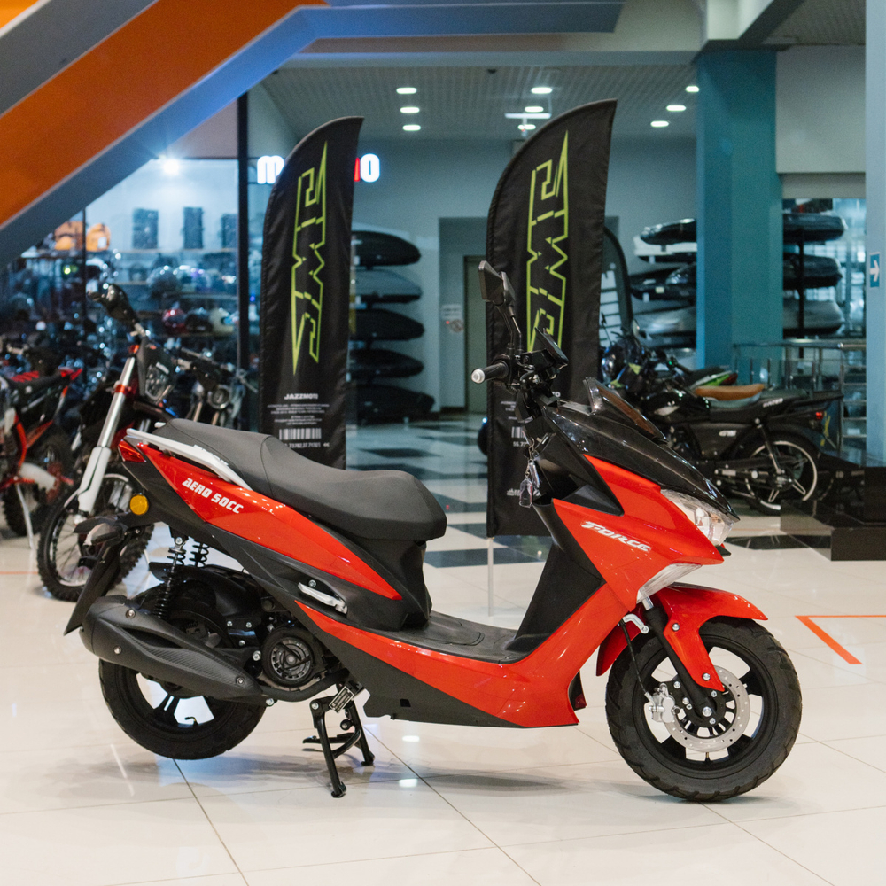 Скутер TMBK SCOOTER AERO 50cc Red/Black