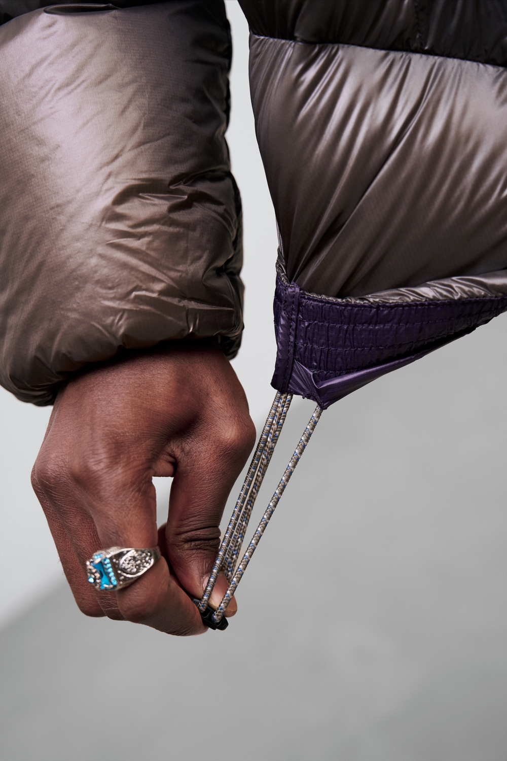 Куртка Nothomme Blue Ultra-Lightweight Water-Repellent Down Jacket "Dark Gray"