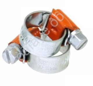 Хомут  16-25 мм (11,7мм) "Маяк" червячный оцинкованный УСИЛЕННЫЙ (кт2шт) W1 900051