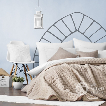 Покрывало под лен КАННИ (арт. BL02-275-03) - коричневое