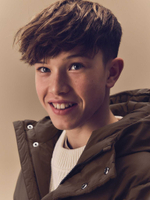 Куртка утепленная с капюшоном для мальчика Next 414-107, Коричневый