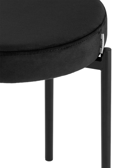 Табурет Рио велюр черный