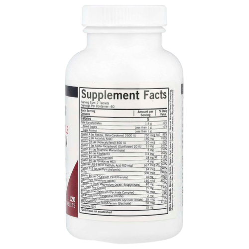 Kirkman Labs, мультивитамины и минералы для детей с 5-МТГФ в таблетках, 120 таблеток