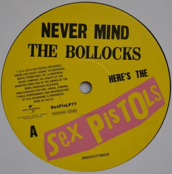Sex Pistols - Never Mind The Bollocks, Here's The Sex Pistols
