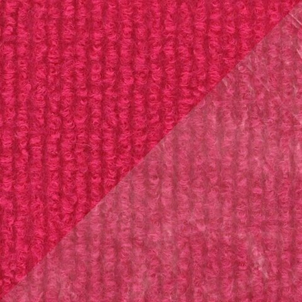 Полотно нетканое иглопробивное Экспоплей малиновый с защитной пленкой, ширина 2м, рулон 100 кв.м