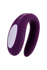 Многофункциональный смарт-вибратор для пар Satisfyer Double Joy фиолетовый