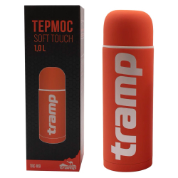 Tramp Термос Soft Touch 1 л, TRC-109, оранжевый