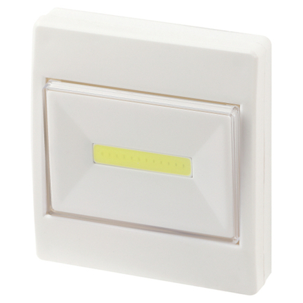 Светодиодный фонарь подсветка Трофи SB-102 пушлайт, [СОВ, 3хААА, белый, 1шт в пакете]