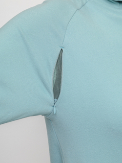 Кофта-ниндзя (с капюшоном), женская, цвет "Мятный бриз"