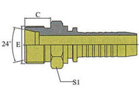 Фитинг DN 06 DKO-S (Ш) 18x1.5 10
