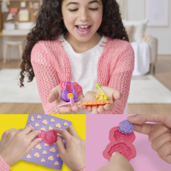 Play-Doh - Пластилин BARBIE Цветочные узоры Дополнительный набор G1363