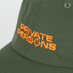 PP LOGO CAP — ORANGE/KHAKI (NYLON)