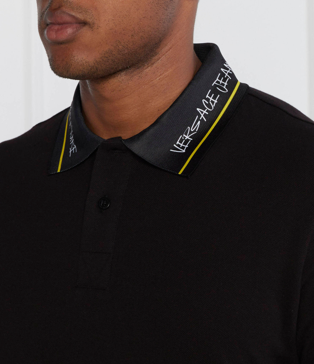 Поло Versace Jeans Couture - черный(75GAGT13CJ01T)