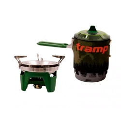 Система приготовления пищи газовая Tramp TRG-049 0.8л, Olive