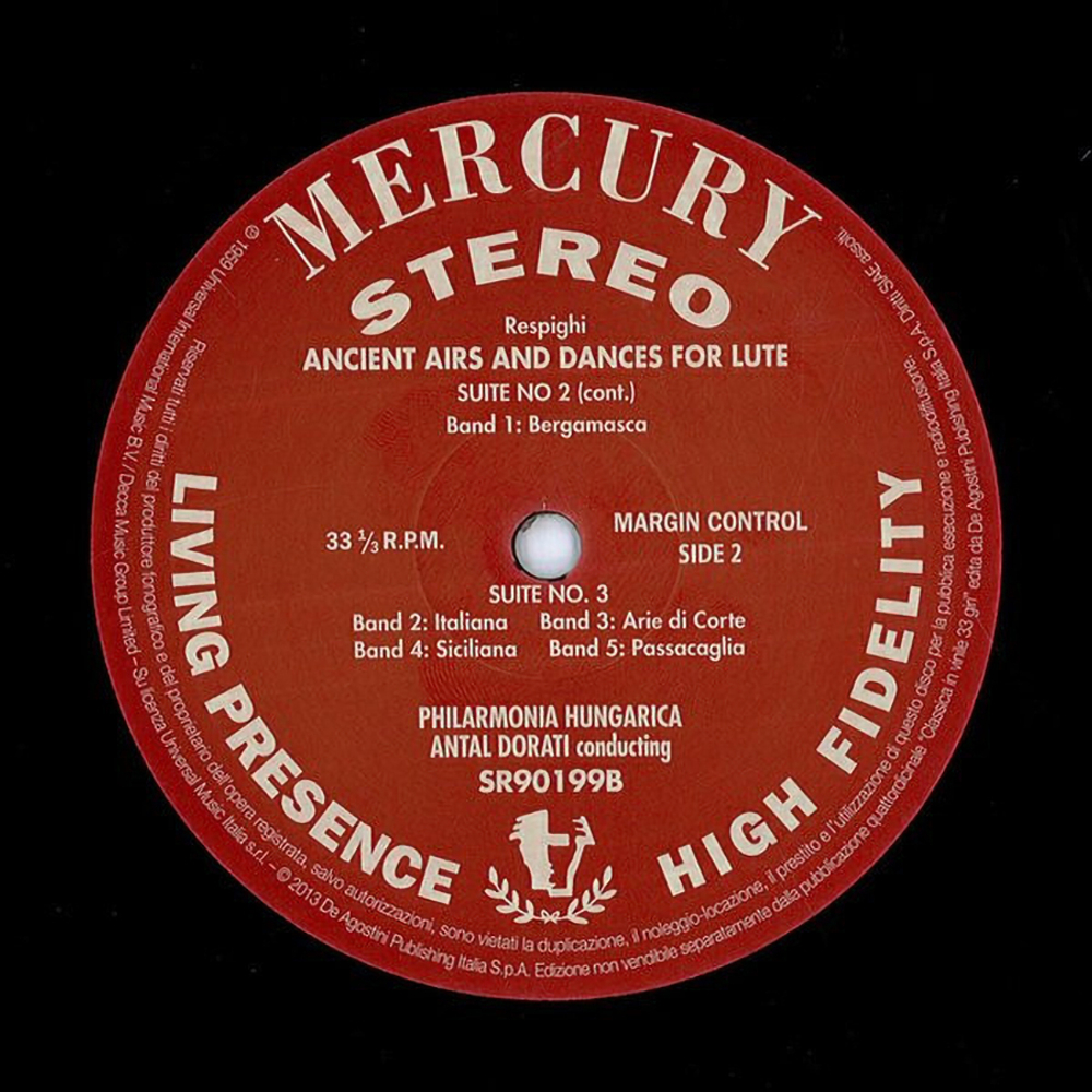 Antal Dorati And Philharmonia Hungarica / Respighi: Ancient Dances And Airs For Lute Suite 1,2,3 (LP)