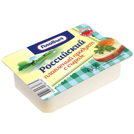 Плавленый продукт с сыром Плавыч Российский 50% 90 гр