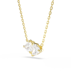 MESMERA:NECKLACE WHITE/GOS