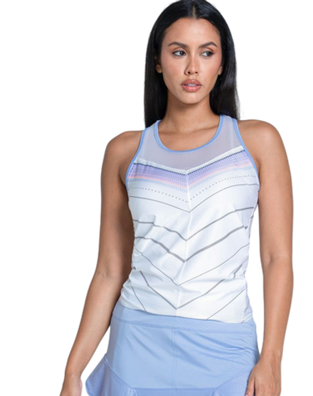 Топ теннисный Lucky in Love Lavender Love Tie Back Tank - blav