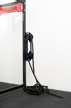 Канатный тренажер "Двойная бочка" с канатом (20м)