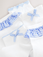 Носки хлопковые для девочки Next AU2-578, 5 шт., Белый