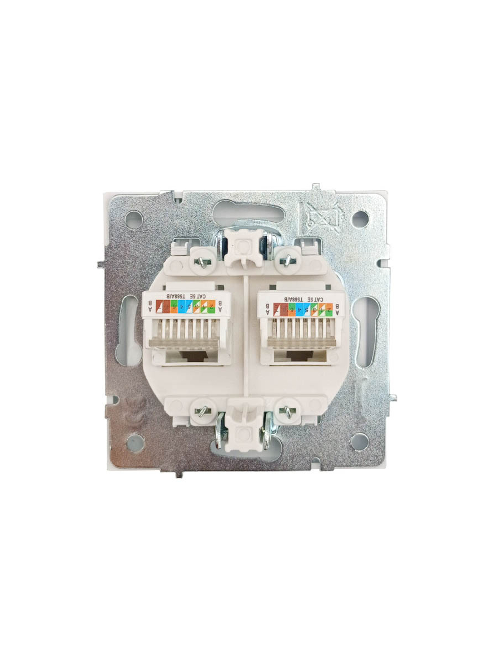 Розетка компьютерная двойная 704-0288-141 ZIMA