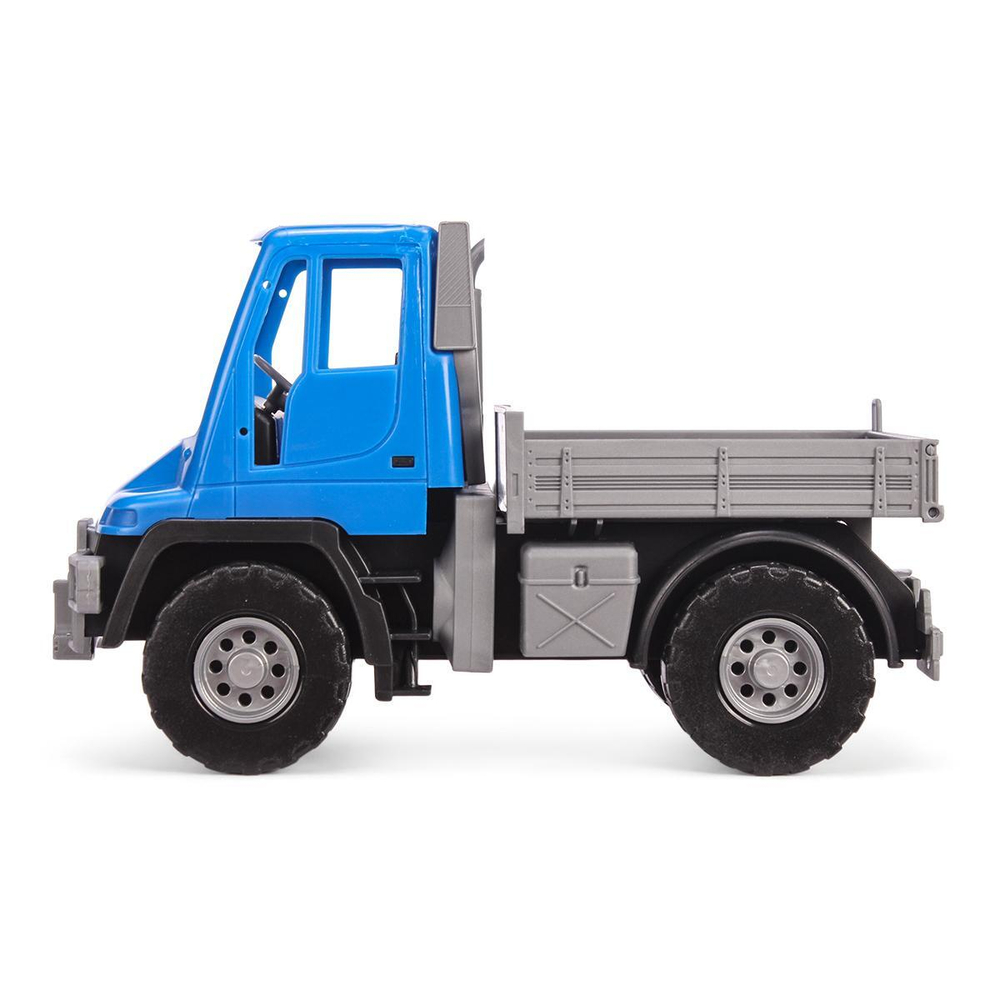 Самосвал бортовой "Мерседес Unimog U 500" 17.5см синий (Лена)