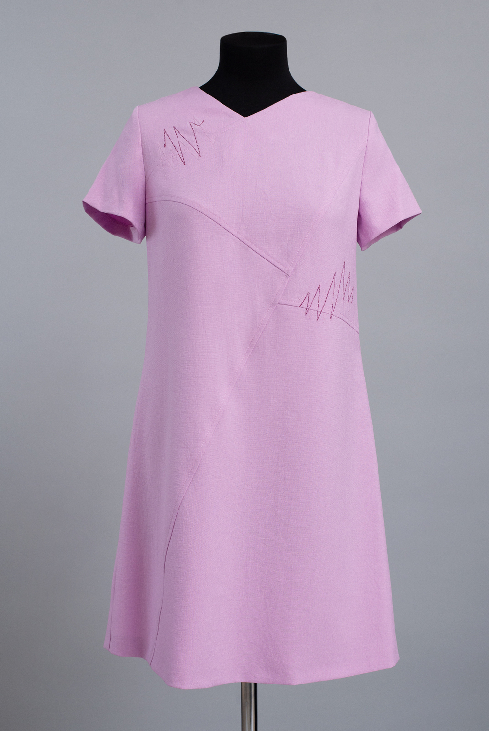 Летнее платье 1795ЛП, Светло-розов #259СРо051795ЛП