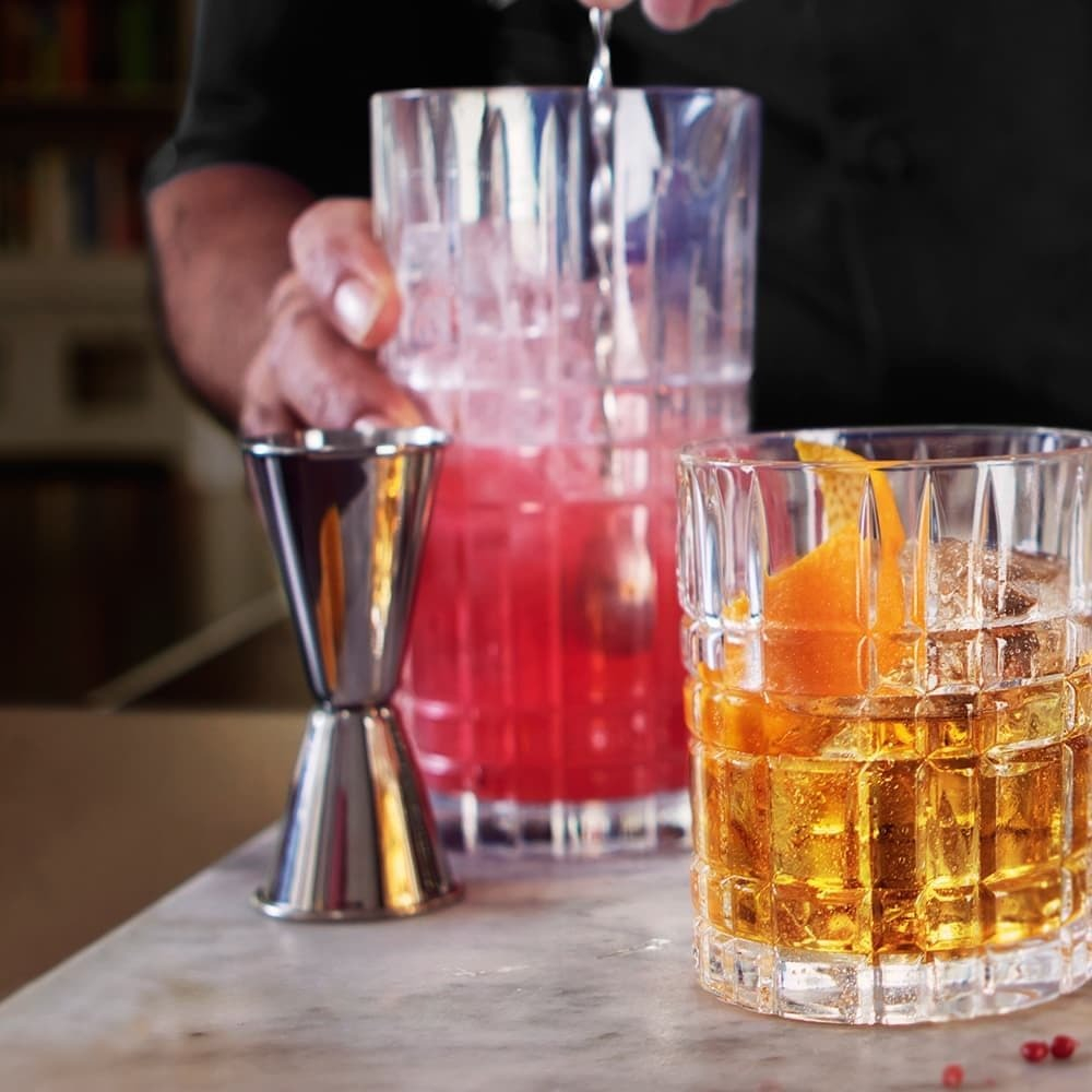 Набор из 4-х стаканов для воды Square Longdrink 445 мл Nachtmann