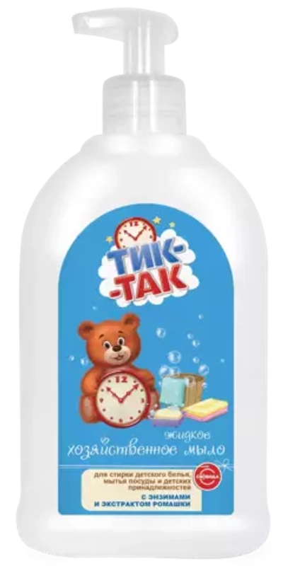 СВОБОДА ТИК-ТАК Мыло Жидкое ХОЗЯЙСТВЕННОЕ "Тик-Так",470мл*6