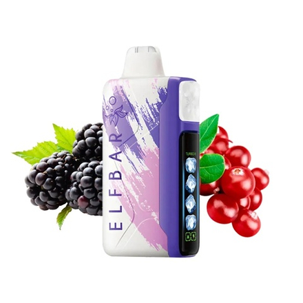 Elf bar Ice king Blackberry cranberry - ежевика-клюква 30000 затяжек 20мг Hard (2% Hard)