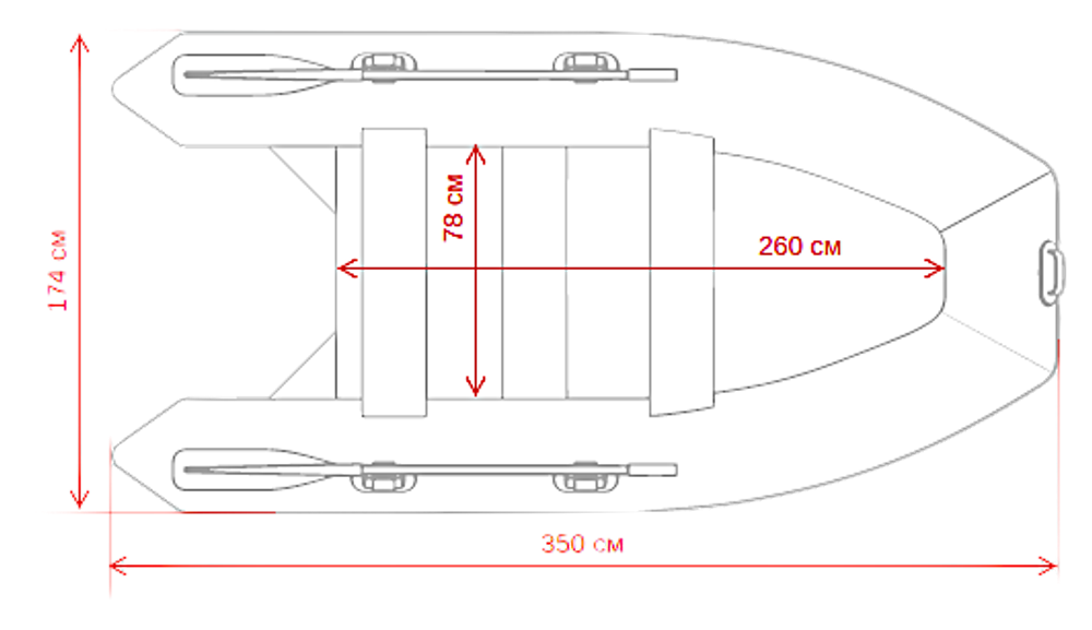 Лодка ПВХ Gladiator Air Sport E350S НДНД -