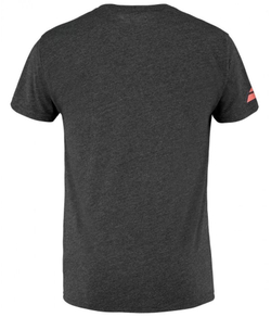Теннисная футболка Babolat Exercise Vintage Tee Men - black heather