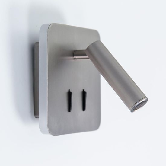 CL704422 Декарт Хром Мат. Св-к Настенный