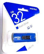 Флеш-накопитель USB  32GB  Smart Buy  Stream синий